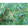 thumbnail image 5 of oneOone Silk Tabby Sea Green Fabric Ikat Fabric For Sewing Printed Craft Fabric By The Yard 42 Inch Wide, 5 of 6