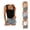 001-Black, variant on Womens Cami Top Off Shoulder Ruffle Trim Ribbed Knit Fitted Cropped Tank Pullover Sweater