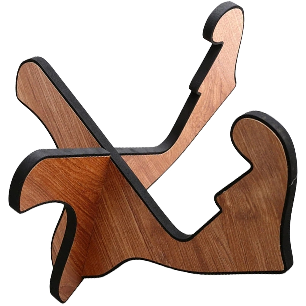 Raindrops Acoustic Guitar Floor Stand with Integrated Ukulele Holder for Secure and Easy Instrument Storage and Display
