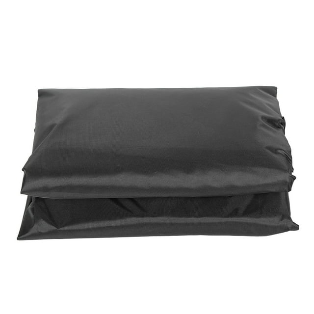 Couverture de source chaude, couverture de protection de baignoire anti-pluie et anti-poussière carrée extérieure(LE NOIR)