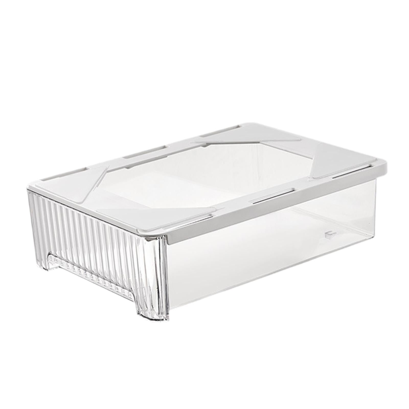 Fiocias PET Material Slide Out Under Desk Drawer with Spacious Compartment for Organizer L