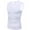 White, variant on Qualidyne Men’s Sleeveless Cycling Base Layer, Quick-Dry Breathable Bike Undershirt with Stretch Mesh for Road Riding & MTB