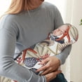 thumbnail image 4 of Picia Starfish Shell Pattern Baby Soft Dot Blanket with Silky Satin Backing Baby Gifts for Boys and Girls (30" x 40"), 4 of 9