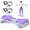Purple, variant on 高风险 Waist Twister Machine Exercise, Ab Twister Board, 300 lbs Capacity, Noiseless Fitness Tool for Core & Belly Fat Workout, Anti-Slip Home Gym Equipment Light Grey