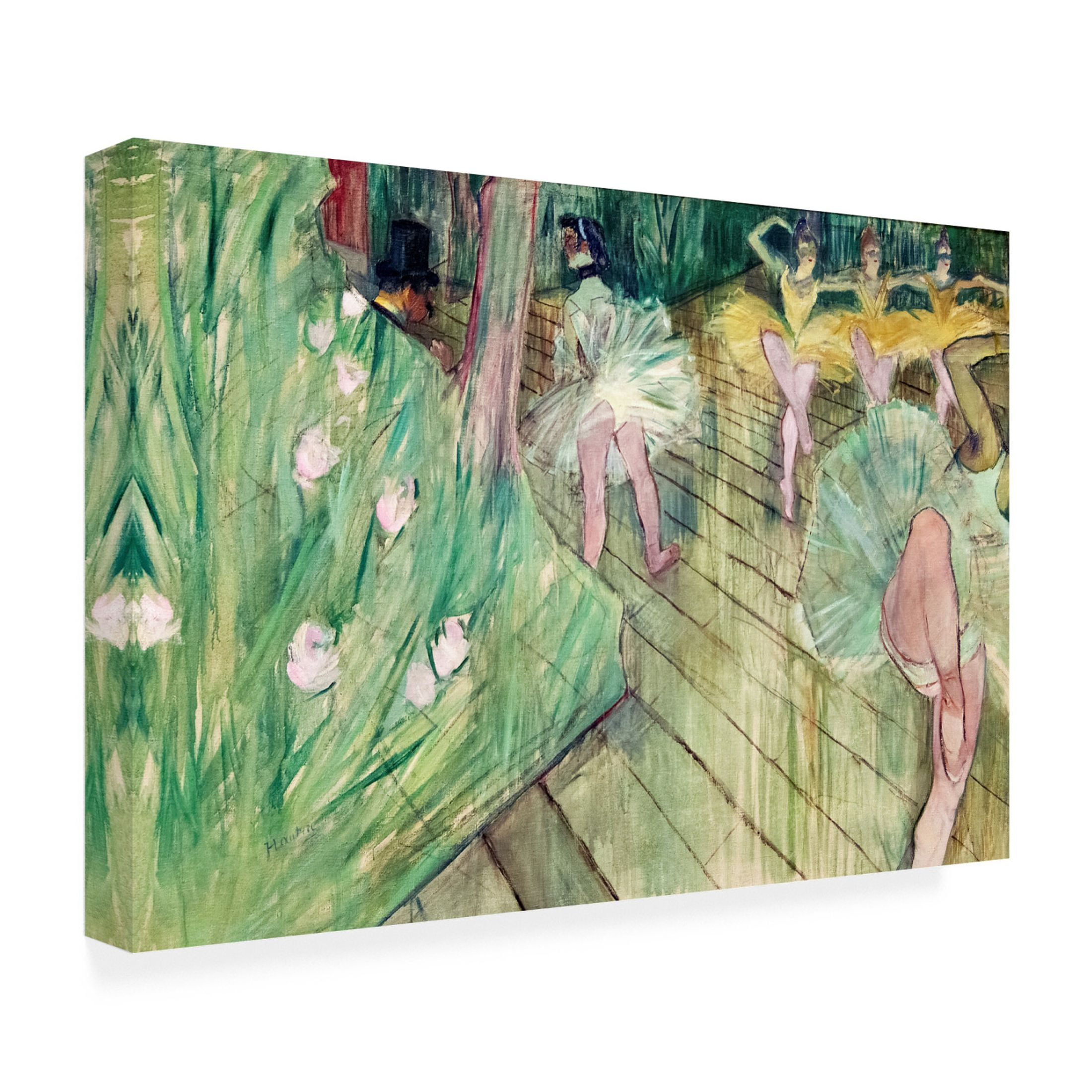 Trademark Fine Art Pictufy Ballet Scene 1886 Canvas Wall Art