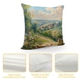 thumbnail image 4 of Orinice Flowers Graphic Decorative Cushion Throw Pillow Cover Short Plush Spring Style Aesthetic Decor 1PC 20x20in, 4 of 5