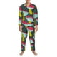 thumbnail image 3 of Fotbe Green Mushroom Pijama de Hombre con Estampado de Manga Larga, Conjunto de 2 Piezas, Ropa de Dormir Suave y Cómoda con Bolsillos-Small, 3 of 7