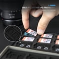 thumbnail image 1 of 45 Slots Memory Card Case for 30 Micro SD 9 SD 2 XQD/CF-EXP. Type-B 2 CF-EXP. Type-A 2 CF Cards with Labels Water-Resistant Anti-Shock Anti-Dust SD Micro SD CF XQD CFexpress Type A Card Holder, 1 of 5