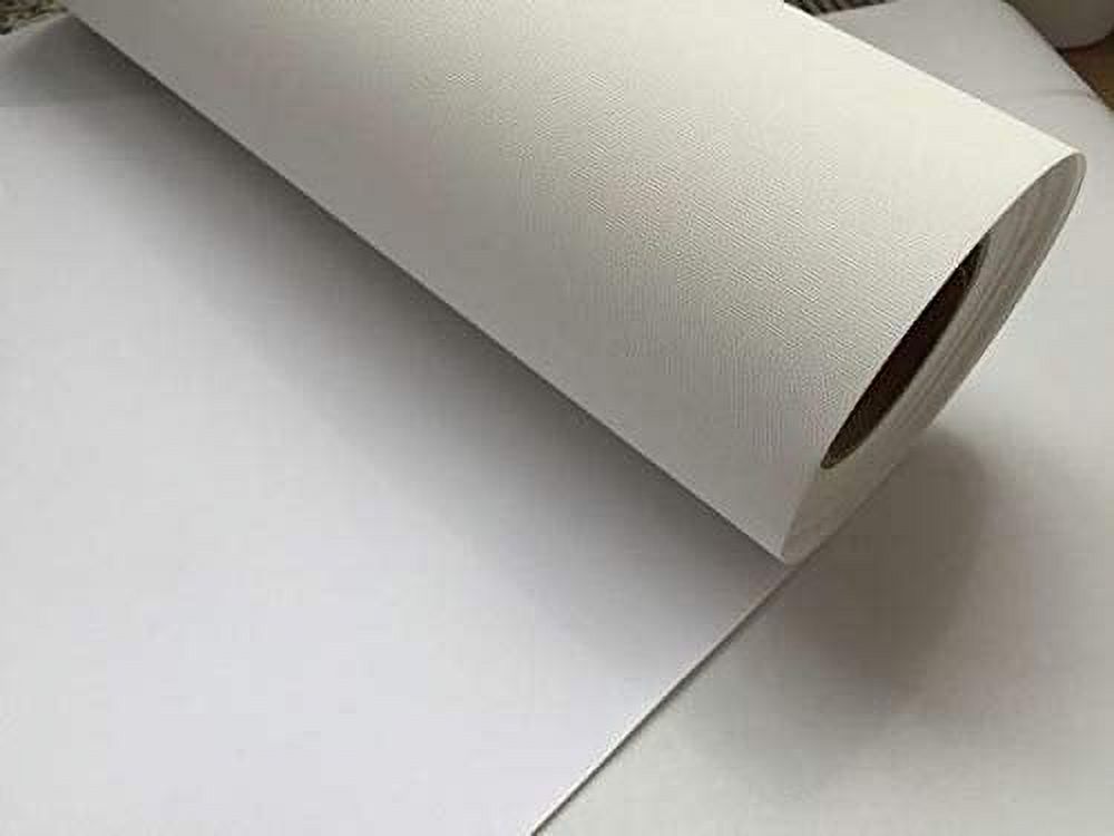 Canvas Roll-Polyester Matte Waterproof for Any Aqueous Inkjet and Eco Solvent and Latex UV Printer (24"x100')
