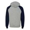 thumbnail image 3 of JERZEES Nublend® Colorblocked Raglan Hooded Sweatshirt Size up to 3XL, 3 of 5