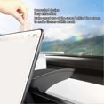 thumbnail image 4 of Behind Screen Storage Tray TPE Dashboard Hidden Tray Center Console Organizer Tissue Holder Replacement for Tesla Model 3 Y Black, 4 of 5