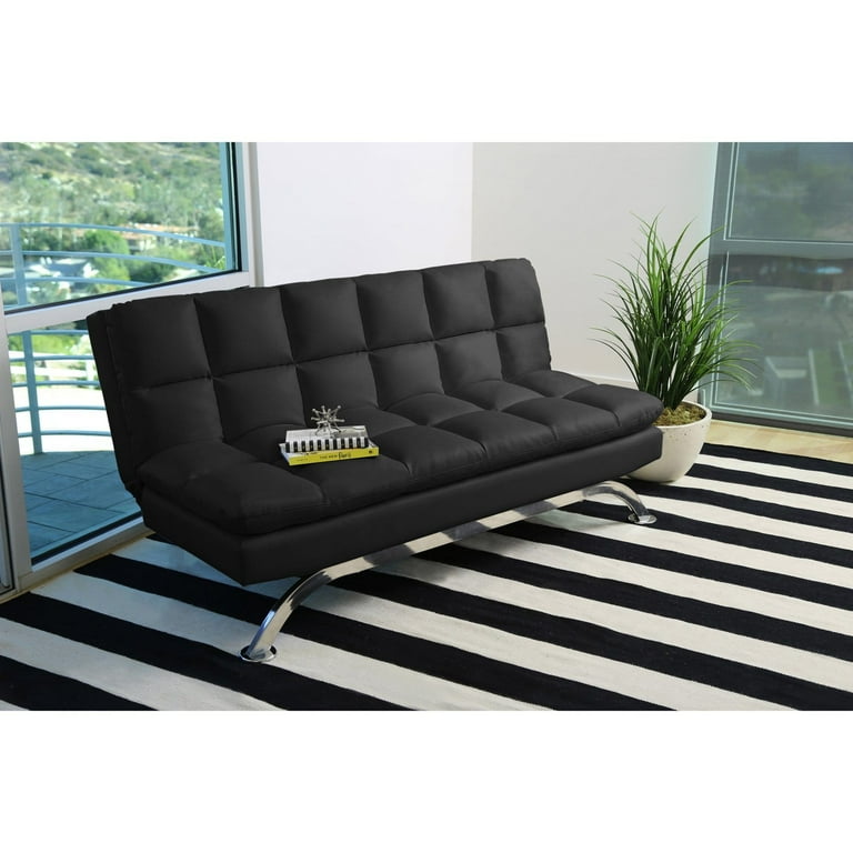 Leather sofa 2024 bed walmart