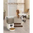 Ciays Automatic Cat Feeder, AIF4 5.6L, Control 4 Meals Per Day, Pet Dry