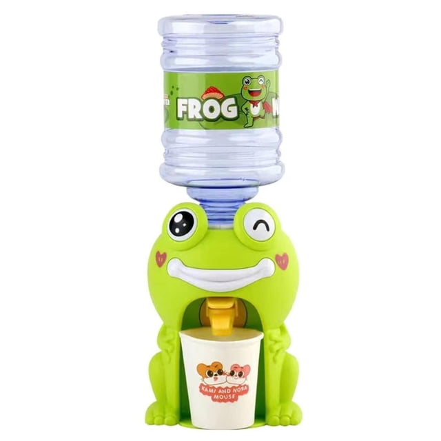 Vogacara Mini dispensador de agua fácil de usar, fuente de bebida de dibujos animados, casa de juegos con forma de Animal, juguete dispensador de agua Juguetes Educativos No.2 Vogacara FN003473-02