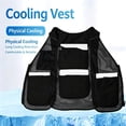 thumbnail image 5 of Cooling Vest for Men & Women Lightweight Adjustable Breathable Design for Hot Weather (Black One Size), 5 of 8