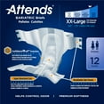 Attends Bariatric Adult Incontinence Brief XXL Heavy Absorbency