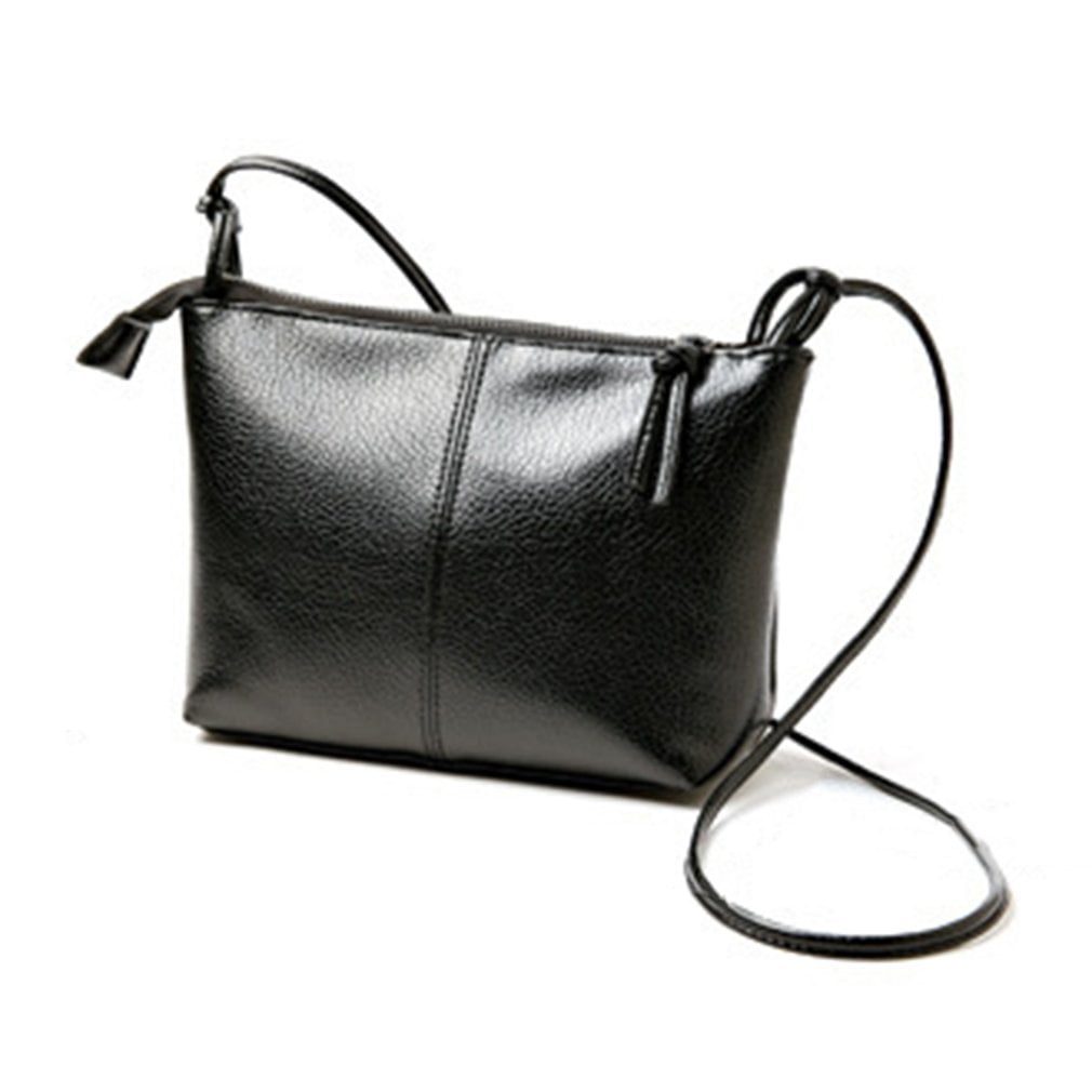 simple black shoulder bag