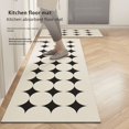 thumbnail image 4 of Alfombra de cocina de estilo retro, alfombra de piso larga resistente a las manchas para el hogar, alfombra de piso para puerta de entrada de fácil secado, alfombra de una pieza, 4 of 6