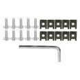 thumbnail image 3 of Motorcycle Windscreen Fairing Bolt Kit M6 Anodized Aluminum Replacement for KawasakiSilver, 3 of 8