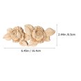 thumbnail image 2 of TEHAUX 1PC Rose Corner Applique Decorative Schima Superba Home Decor Accessories, 2 of 6