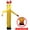 Yellow, variant on Anqidi 10Ft Yellow Inflatable Dancer Air Puppet Inflatable Tube Man Wind Sky Wavy Man (Yellow)
