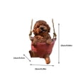 thumbnail image 2 of Yuarrent de columpio de Animal para jardín doméstico, Patio, dormitorio, balcón, Hotel, apartamento, colgante, de resina, decoración Jardín y Patio Tipo 5 Yuarrent HA065529-05B, 2 of 6