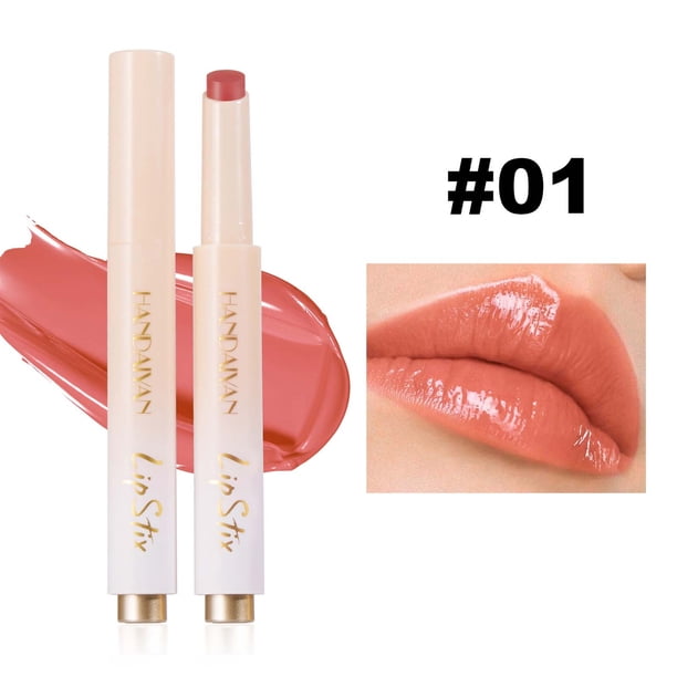 Hot6sl Ofertas y Liquidaciones Lápiz Labial Hidratante a Presión Mirror Water Gloss En 8 Colores, Bálsamo Labial, Maquillaje de Labios, 1,8 G