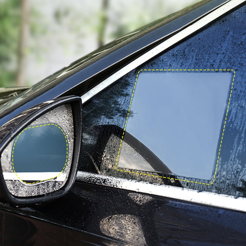 Details about   2 Pack Round Car Waterproof Film Mirrors Rainproof Anti-Fogging Anti-Mist 