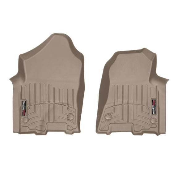 WeatherTech Custom Fit FloorLiners compatible with Ram Truck 1500, Ram 1500 - 1st Row (Driver & Passenger), Tan