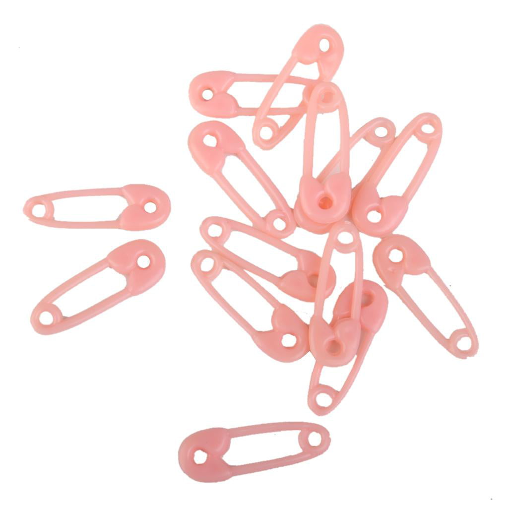 50 Mini Diaper/Nappy Safety Pins Boy Baby Shower Favors/Gift Decoration 