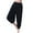 Black, variant on Joau Women's Casual Lantern Tapered Harem Capri Pants Loose Fit Yoga Cropped Trousers Summer High Waist Baggy Sweatpants Comfy Lounge Jogger