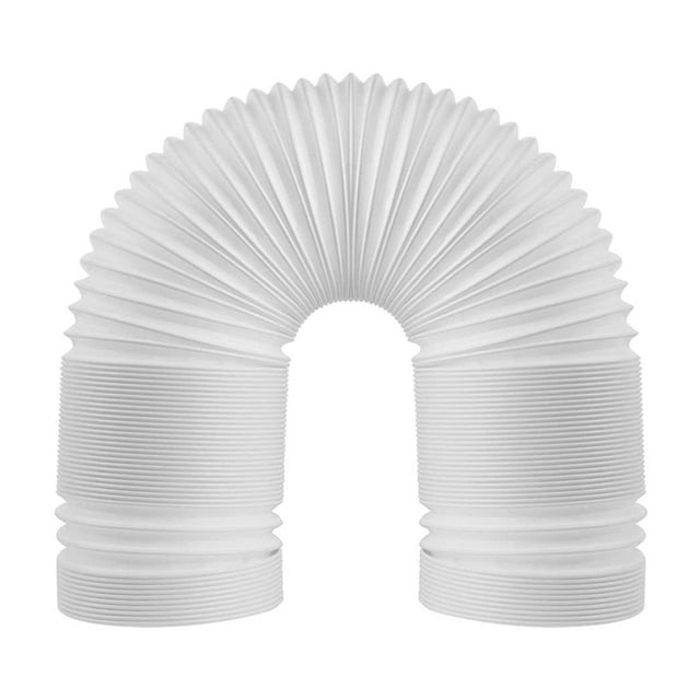 Miangastore 1PC 2M Mobile Air Conditioner Exhaust Hose Telescopic Exhaust Heat Pipe