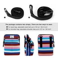thumbnail image 2 of HAWEE Multifunction Phone Bag One Shoulder Phone Waist Bag Diagonal Cross Bag Smart Phone Case Outdoor Bag Triple Zip Hipster, 2 of 6