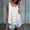 White, variant on MRULIC tank top for women Women's Casual Swing Lace Flowy Solid Loose O-Neck Cotton Tank Top Womens tank tops White + L