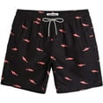 thumbnail image 1 of SHIBA-Mens 7 Inch Swim Shorts Slim Fit Trunks Quick Dry Board Shorts with Mesh Lining, 1 of 4