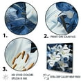 thumbnail image 3 of Designart "Petals Serenade: Radiant Lilies I" Lilies Floater Framed Canvas Wall Art, 3 of 5