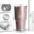 thumbnail image 4 of Bridal Shower,Bachelor Party,Bachelorette,Engagement,Wedding Gifts For Bride Gifts- Bride/Groom/Mother of Bride/Father of Bride/Mother of Groom/Father of Groom Tumbler Cup for Wedding Party, 4 of 5