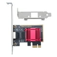 thumbnail image 2 of PCIe 2.5G Ethernet Card, PCIe  Adapter Strong Compatibility Compact 10 100 1000M Adaptive Low Power Consumption  for Computer, 2 of 7