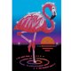 thumbnail image 1 of Cuadros Decorativos Flamingo 5D DIY diamante pintura parcial redonda taladro de cristal decoración de la pared (KA501) Likrtyny embutido en tela, 1 of 1