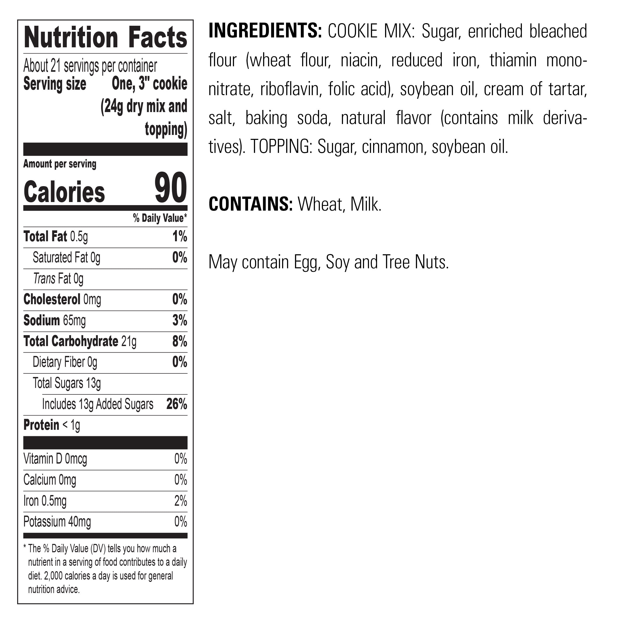 Krusteaz Snickerdoodle Cookie Mix 17.5 OZ Box