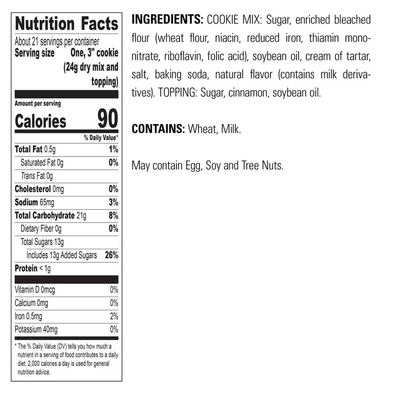 Krusteaz Snickerdoodle Cookie Mix 17.5 OZ Box - Walmart.com