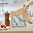 thumbnail image 5 of Ryvnso Acrylic Napkin Holder Table Kitchen Paper Tissue Organization 1 Pack Grey Golden Marble, 5 of 7