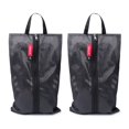 thumbnail image 1 of Paquete de bolsas para zapatos, todas resistentes al agua para viajes, paquete de 2 unidades, color negro, 1 of 8