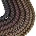 thumbnail image 4 of Extensión de Cabello sintético Macarena Recta larga Marrón Negro, 4 of 8