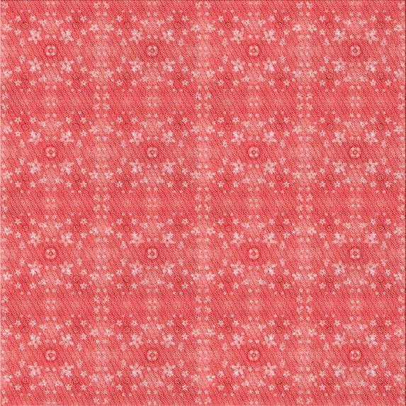 Ahgly Company Machine Washable Indoor Square Transitional Red Area Rugs, 8' Square