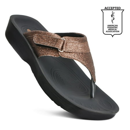 

Aerothotic Glynis Arch Supportive Orthopedic Casual Flip Flops for Women