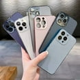 thumbnail image 4 of For IPhone 15 Pro Max plus Original Color Advanced Sense Phone Case Frosted Thin 14 pro max Anti-fingerprint 13 12 Electroplated, 4 of 7