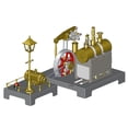 thumbnail image 5 of RETROL Mini Steam Generator and Lamp Scene Model Set, Metal Retro Street Lamp with Functional Steam-Powered Generator, Educational Diorama Accessory for Steam Engine Displays, 5 of 5