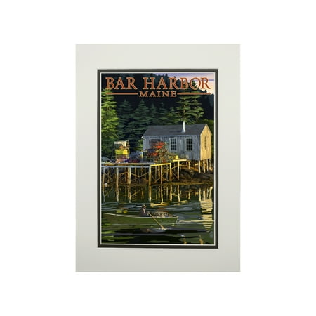 

Bar Harbor Maine Lobster Shack Lantern Press Artwork