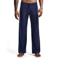 thumbnail image 6 of YABCSAZ Mens Yoga Pants Breathable High Stretch Straight Leg Elastic Waist Loose Fit Casual Athletic Track Pants Workout Gym Running Trousers, 6 of 7